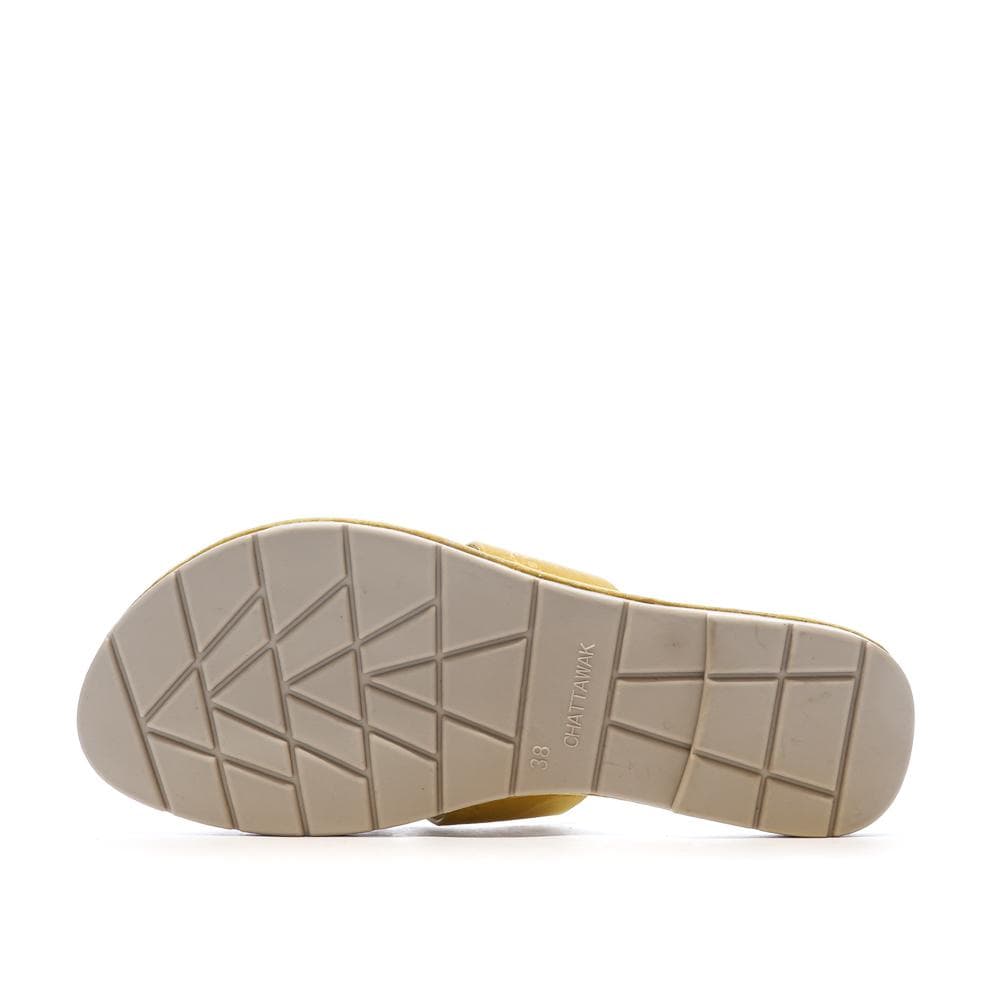 Claquettes Jaune Femme Chattawak Pace 5