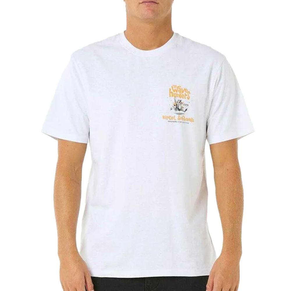T-Shirt Blanc Homme Rip Curl Shaper Address 1