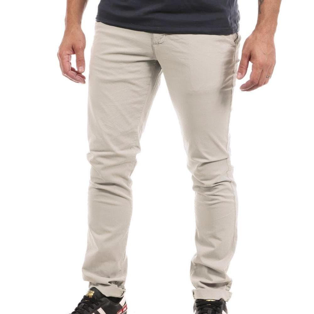 Pantalon Chino Blanc/Écru Homme Paname Brothers Costa1 1