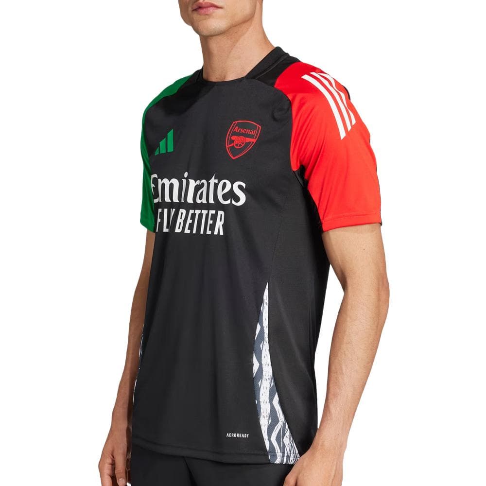 Arsenal Maillot Training Noir Homme Adidas 24/25 1