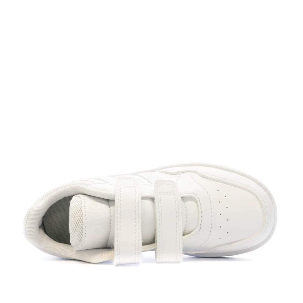 Baskets Blanches Garçon Adidas Hoops 4