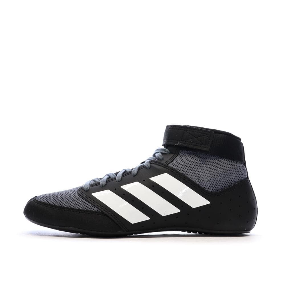 Chaussures de Boxe Noires Homme Adidas Mat Hog 2.0 1