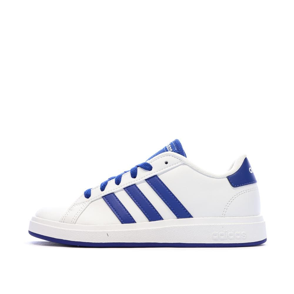 Baskets Blanc/Bleu Garçon Junior Adidas Grand Court 2.0 1