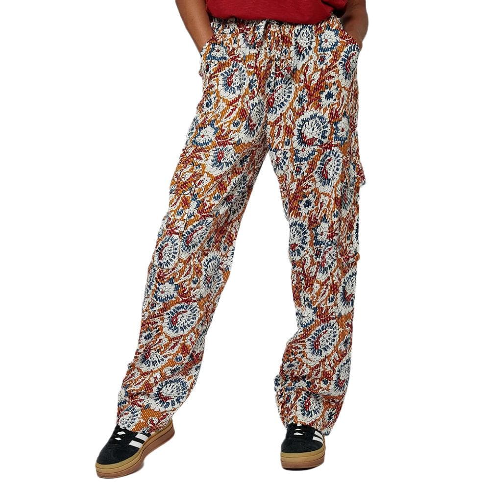 Pantalon fluideRouge à Motifs Femme Kaporal SAX 1
