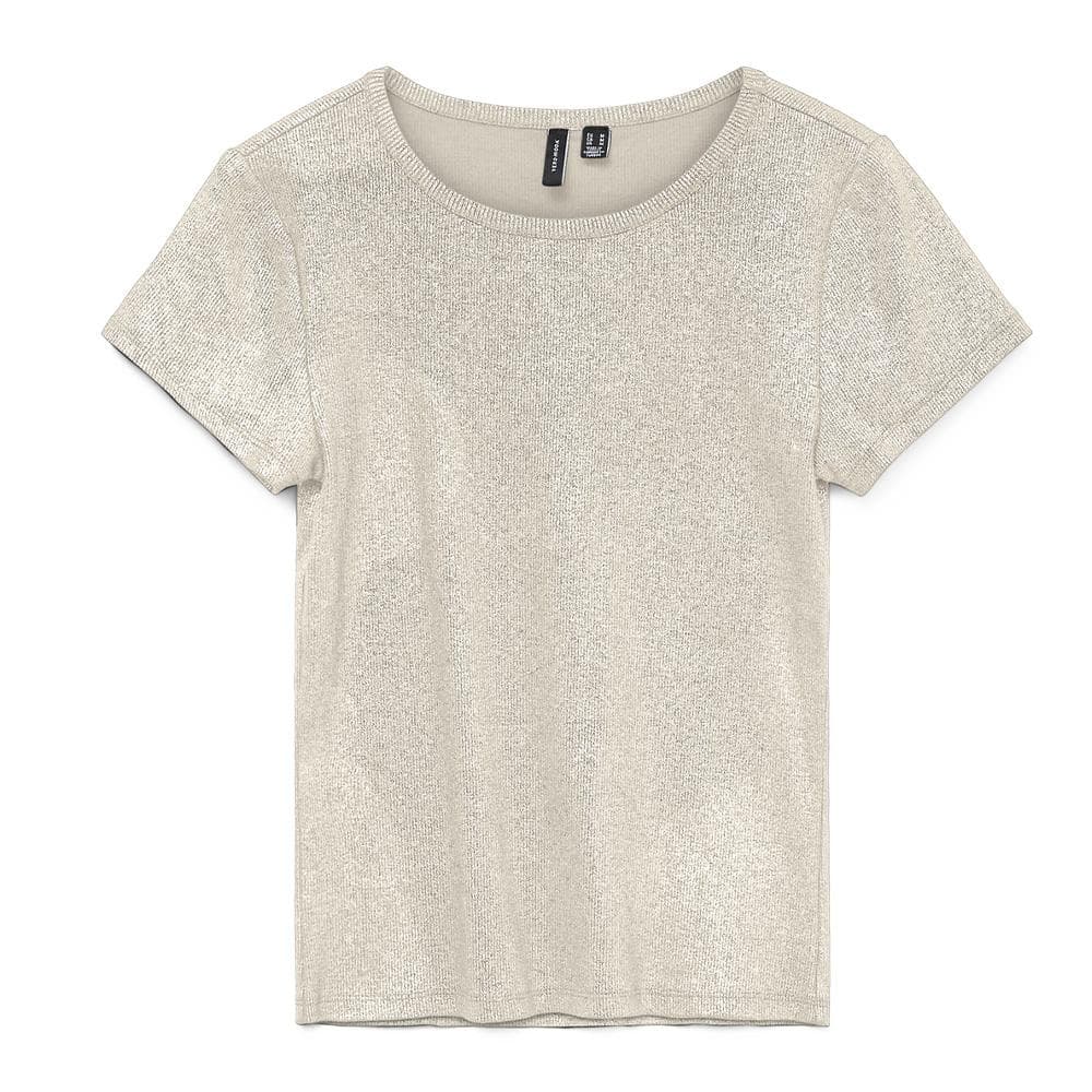 T-shirt Beige Femme Vero Moda Sine 1