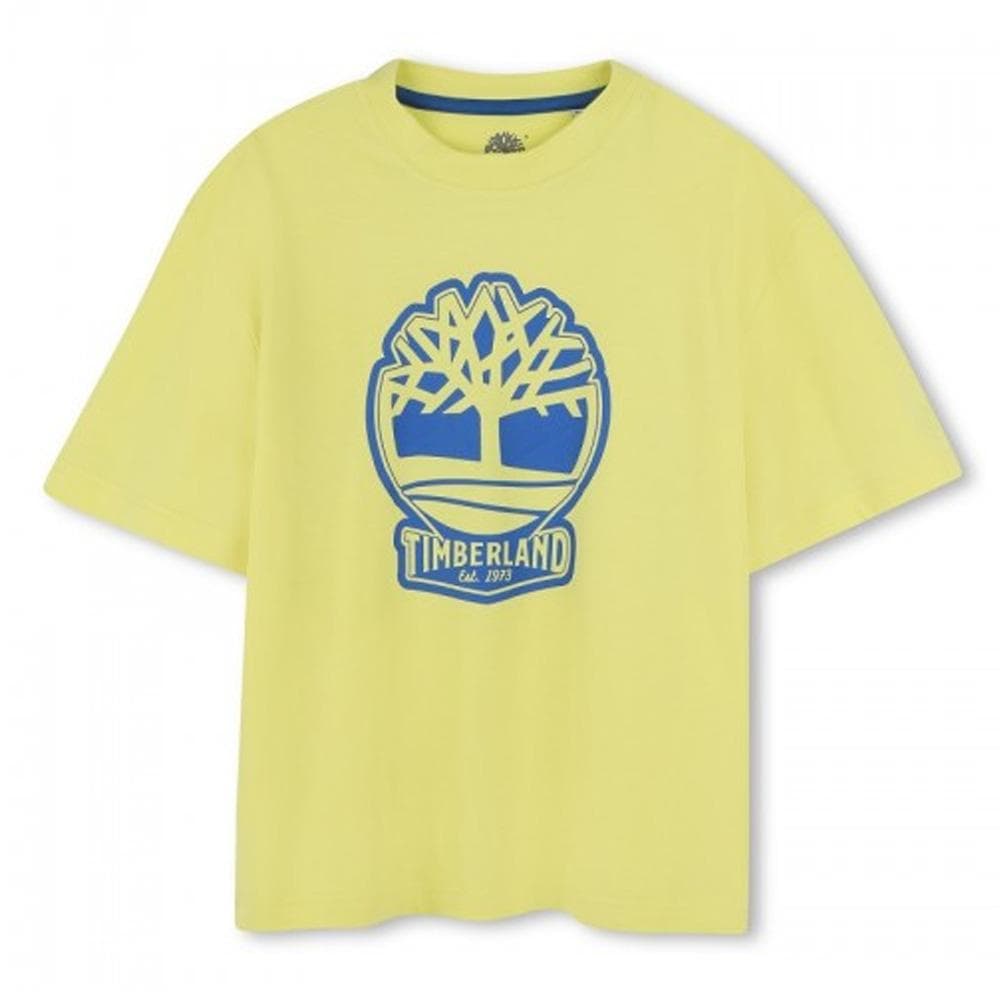 T-Shirt Jaune Garçon Timberland T60422 1
