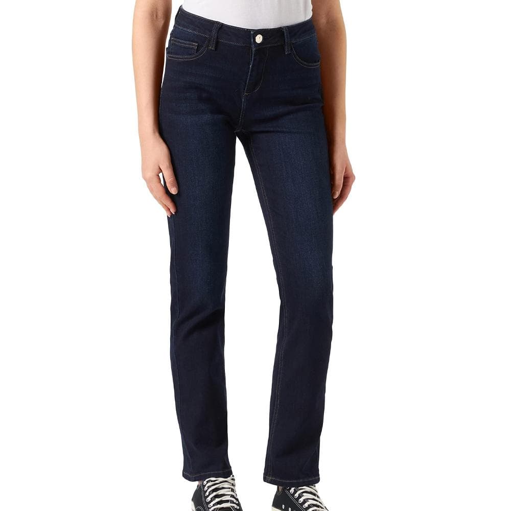 Jean Droit Bleu Foncé Femme Morgan 221 1