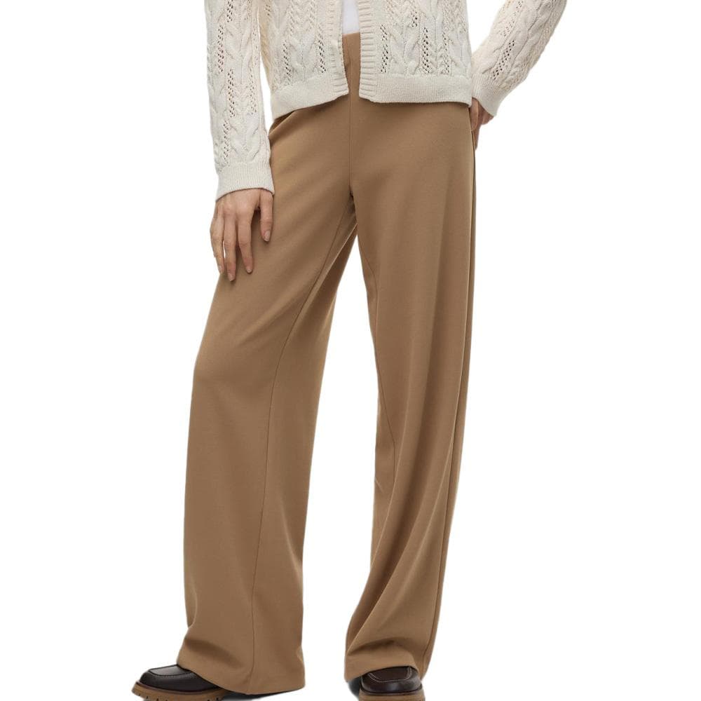 Pantalon fluide Marron Femme Vero Moda Berlin 1