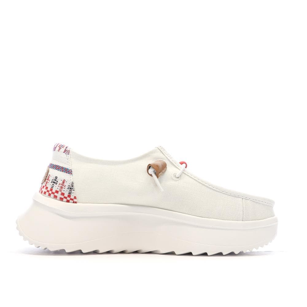 Chaussures Blanches Femme Hey Dude Wally Sport Mesh 2