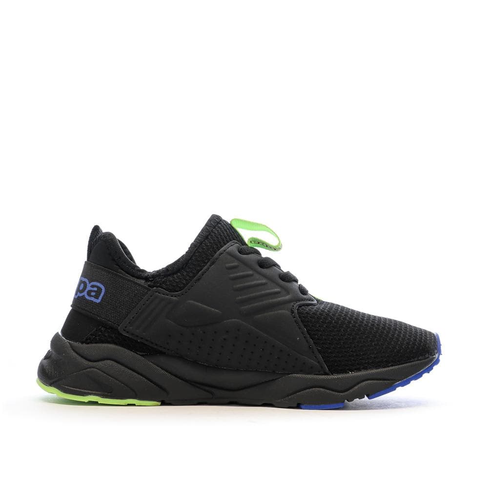 Baskets Noires/Bleu/Vert Garçon Kappa San Puerto 2