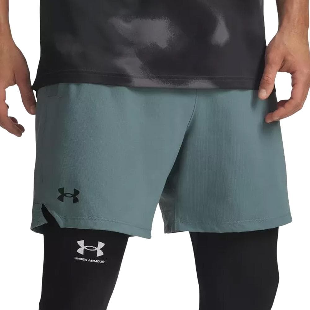 Short de Running Vert/Noir Homme Under Armour Vanish Woven 1373718 1