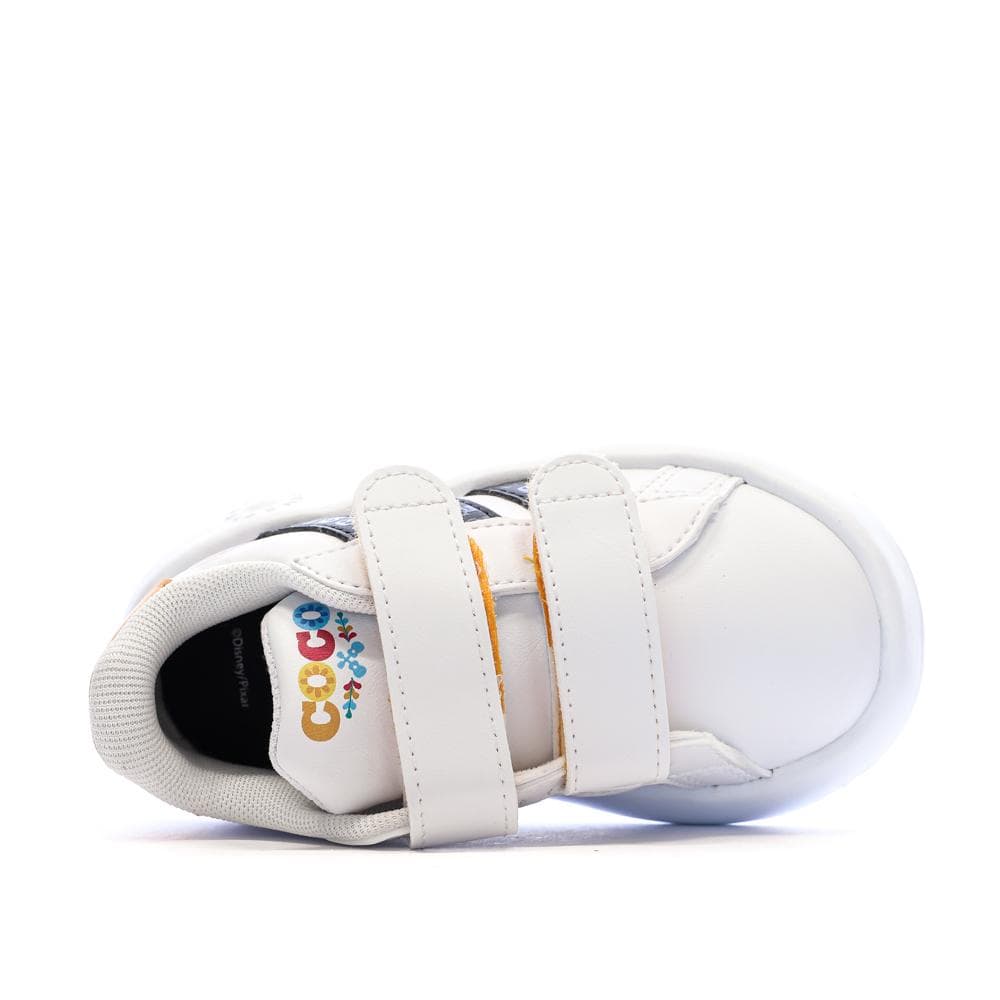 Baskets Blanches Enfant Adidas Coco Grand Court 4