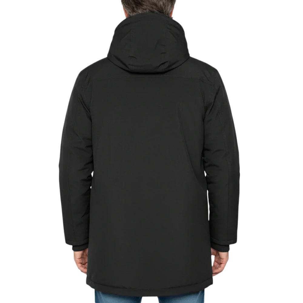 Parkas Noir Homme Schott Parka Fixe Doublee Sherpa 2