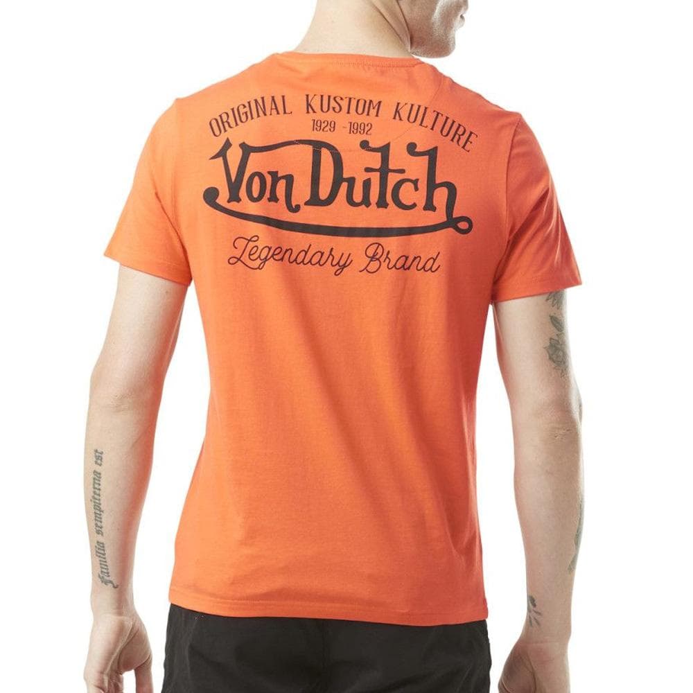 T-Shirt Orange Homme Von Dutch ART 2