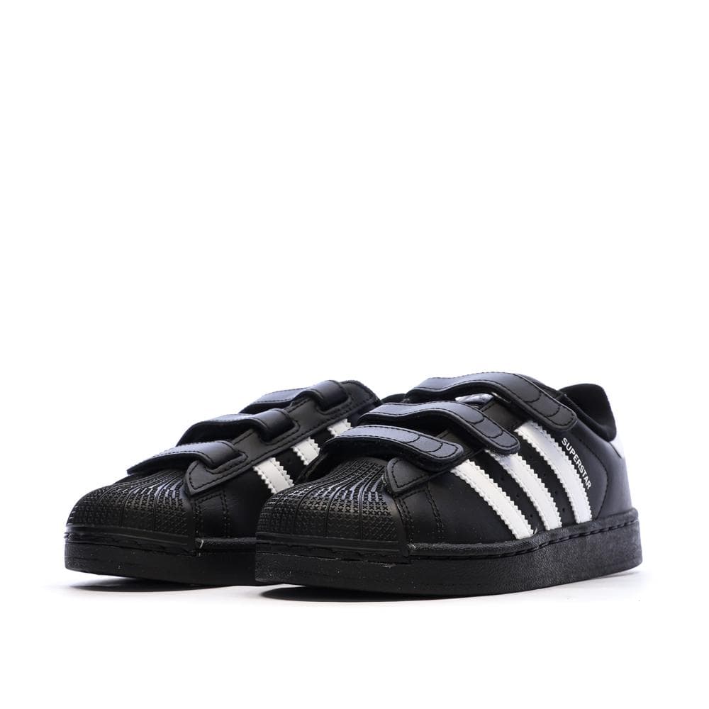 Baskets Noires Garçon Adidas Superstar 6