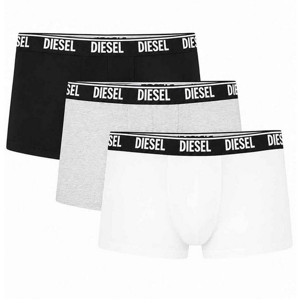 x3 Boxers Noir/Blanc/Gris Homme Diesel Shawnthreepack 1