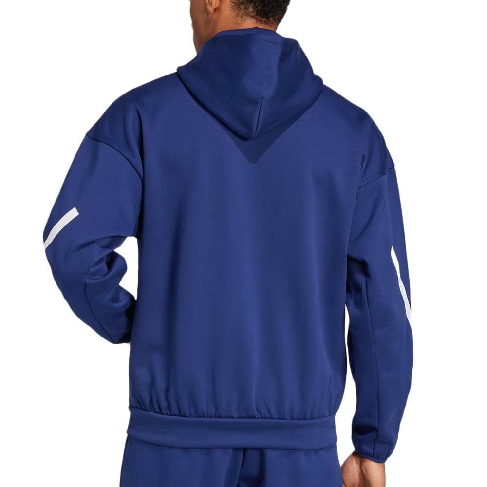 Equipe de France Rugby Veste Bleu Foncé Homme Adidas Trvl 2