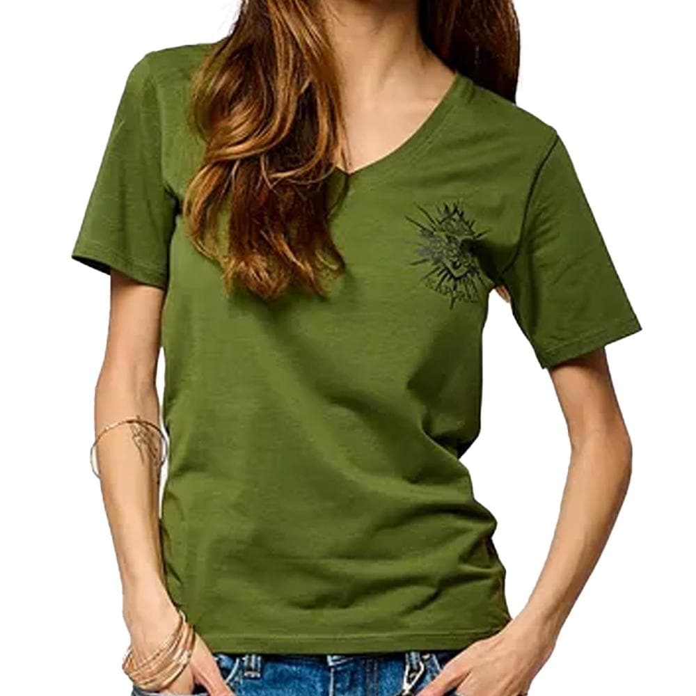 T-Shirt Kaki Femme Kaporal VALM 1
