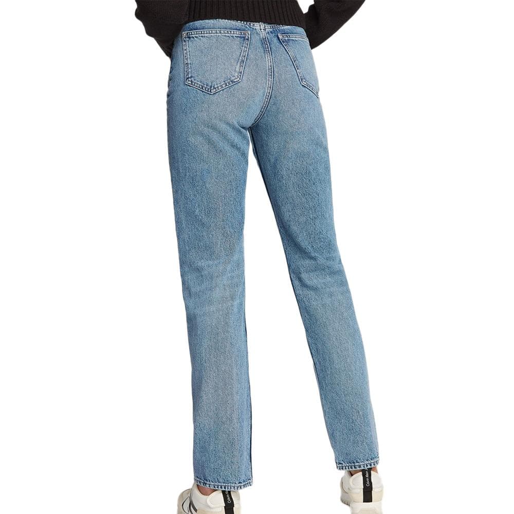 Jean Bleu Femme Calvin Klein Jeans Straight 2