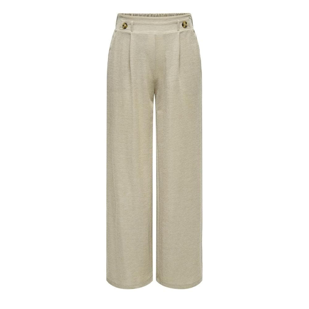 Pantalon Fluide Beige Femme JDY Geggo 1