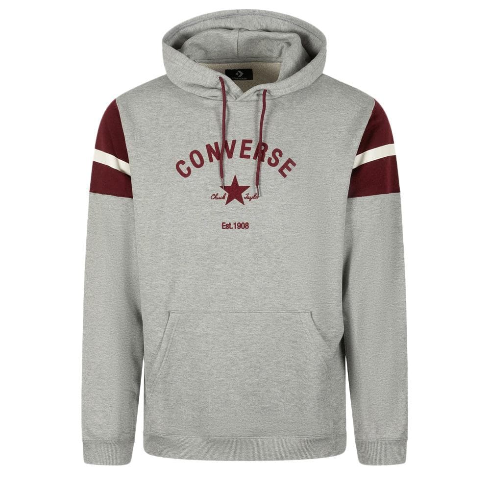 Sweat à Capuche Gris Homme Converse Hoodie 1