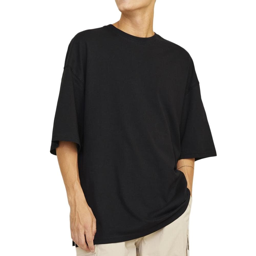 T-shirt Uni Noir Homme Jack & Jones Charge 1