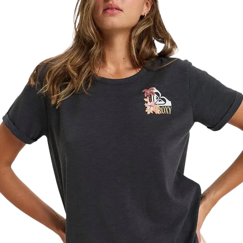 T-shirt Noir Femme Roxy Oceanwave 1