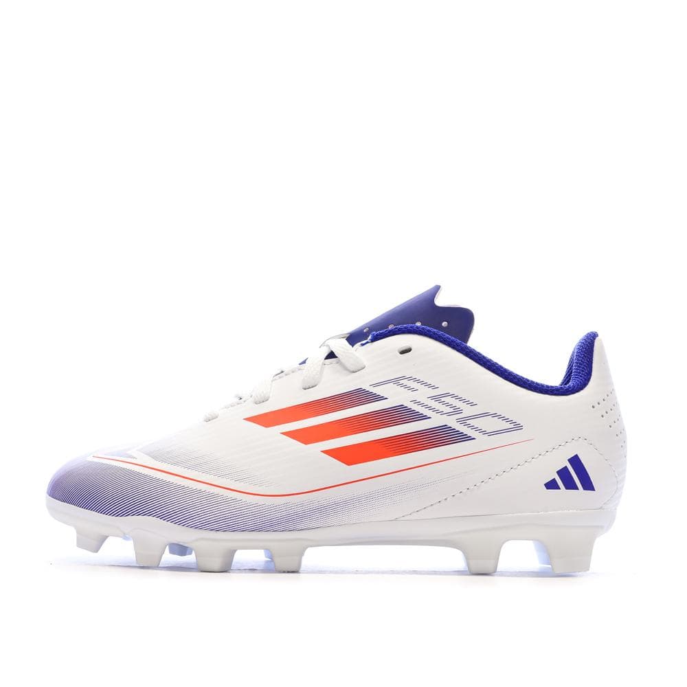 Chaussures de football Blanches/Bleu Garçon Adidas F50 Club Fxg 1
