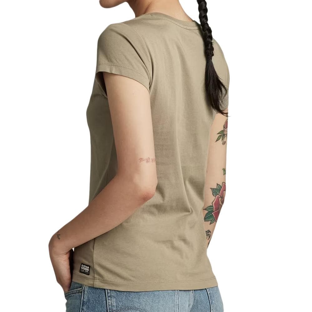 T-shirt Kaki Femme G-Star Raw Eyben 2