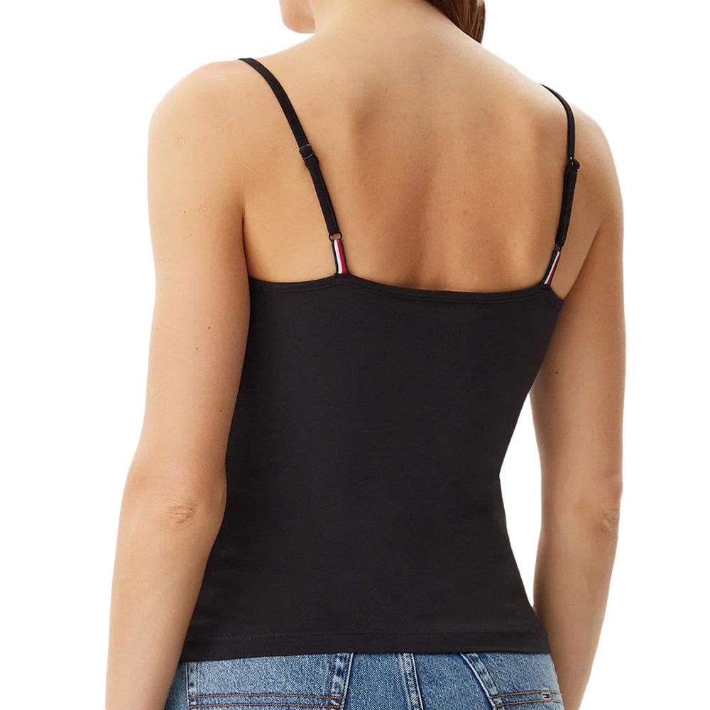 Top Noir Femme Tommy Jeans Essential Strap 2