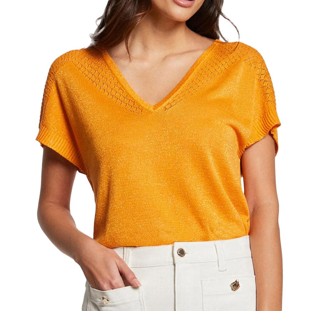 T-Shirt Orange Femme Morgan MFIRENZ 1