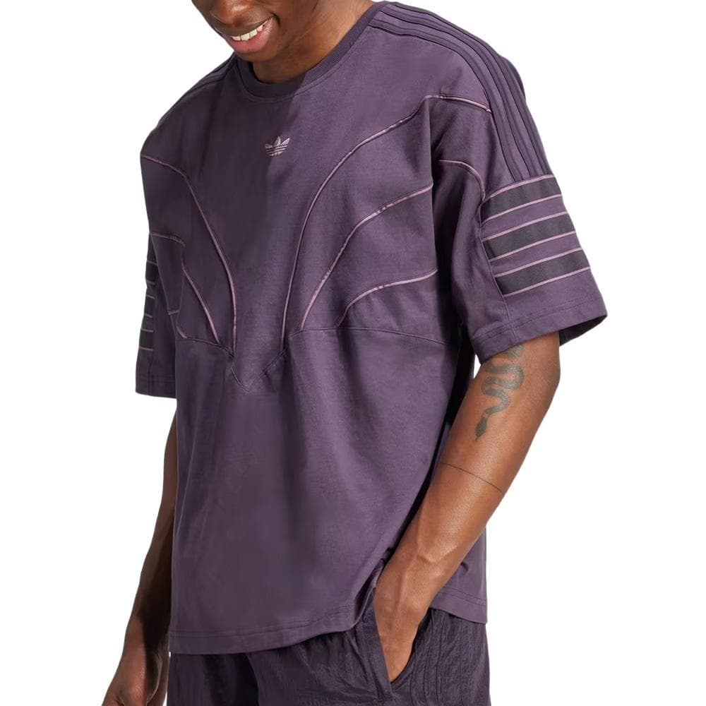 T-Shirt Mauve Homme Adidas Stone 1
