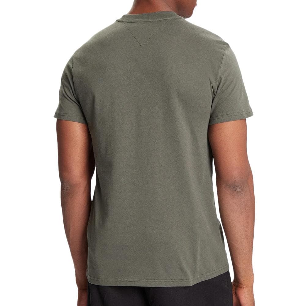 T-shirt Kaki Homme Tommy Hilfiger Flag 2