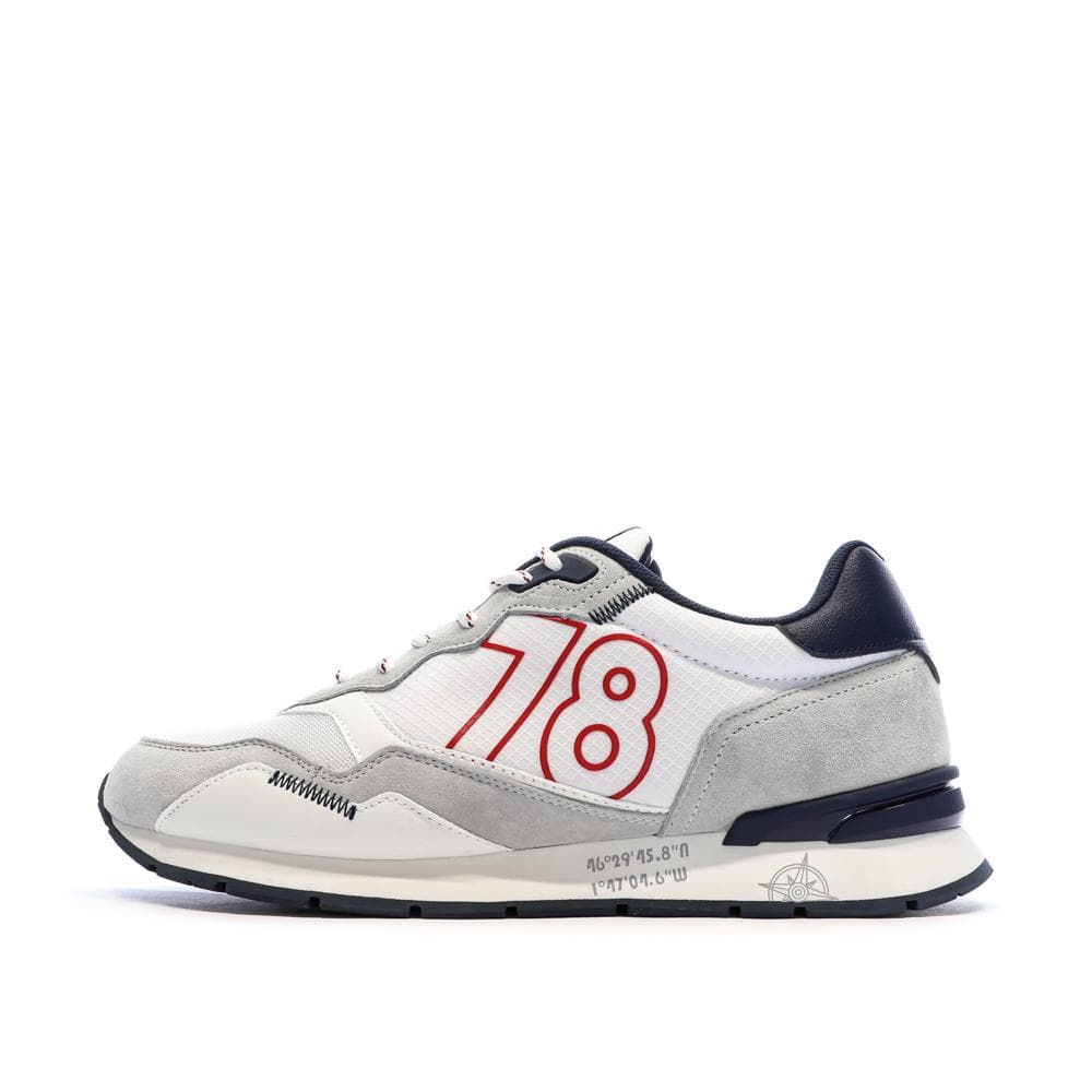 Baskets Blanc/Gris Homme TBS Djon 1