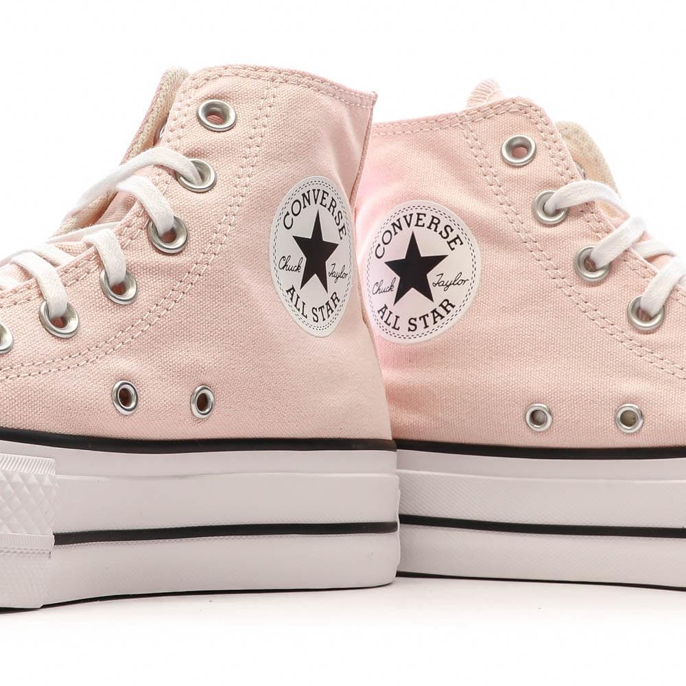 Baskets Roses Femme Converse All Star Lift Platform A06507C 7