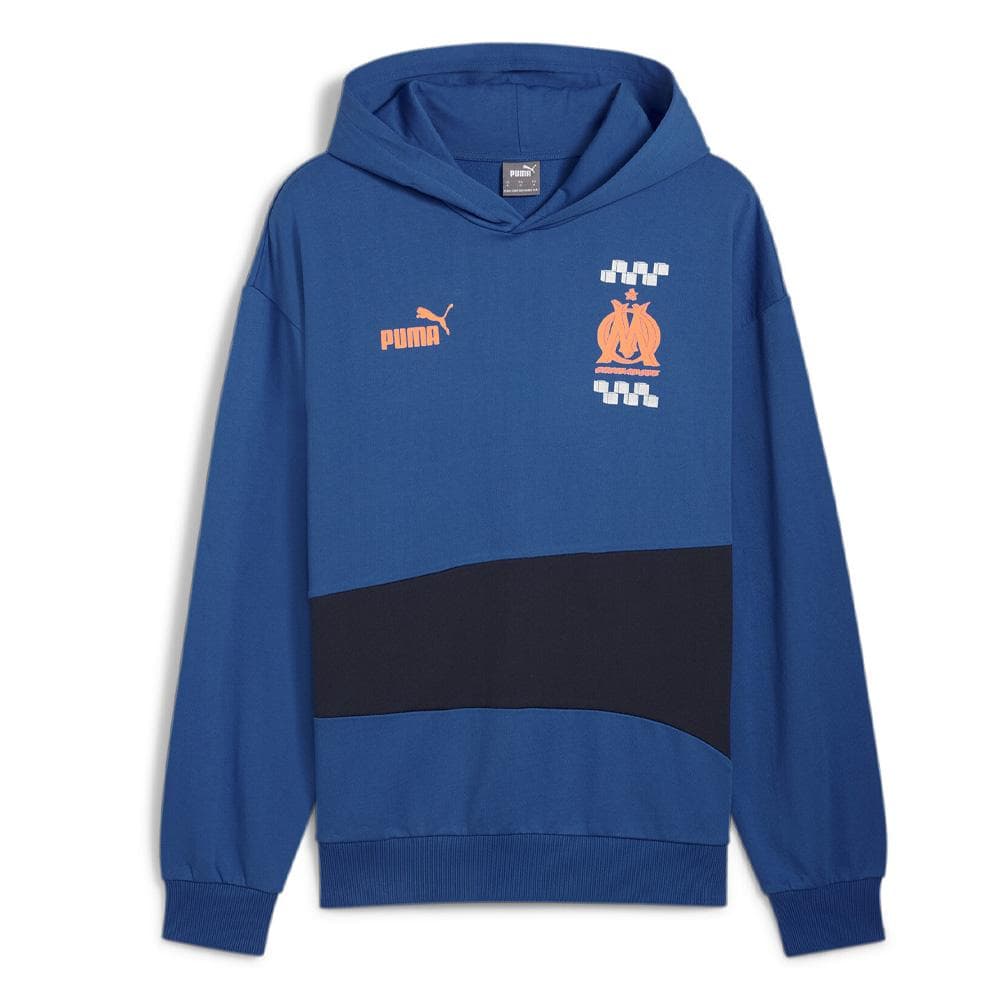 OM Sweat Bleu Foncé Homme Puma Om Culture+ 1