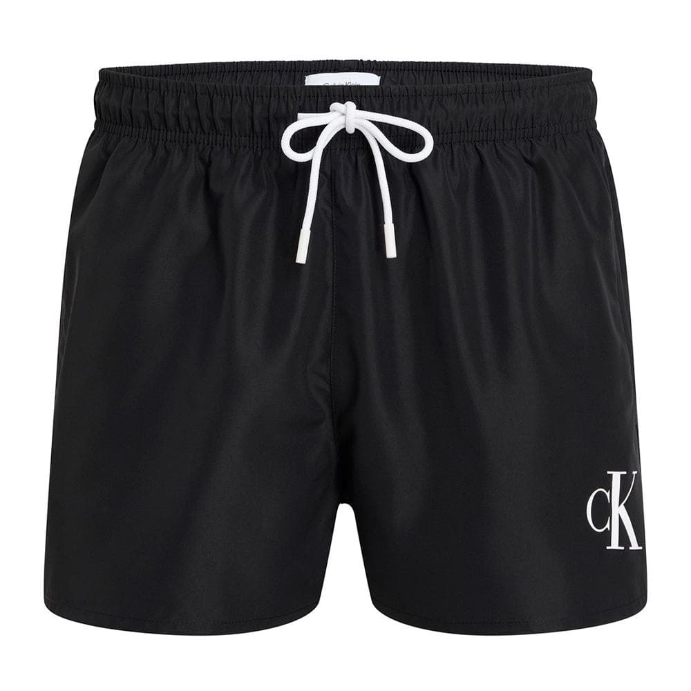 Short de Bain Noir Homme Calvin Klein Jeans Drawstring KM0KM01099 1