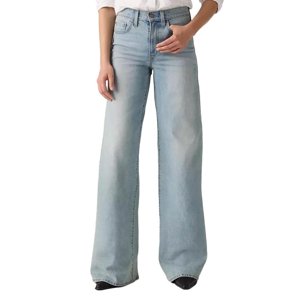 Jean Baggy Bleu Femme Levi's 728 Wide 1