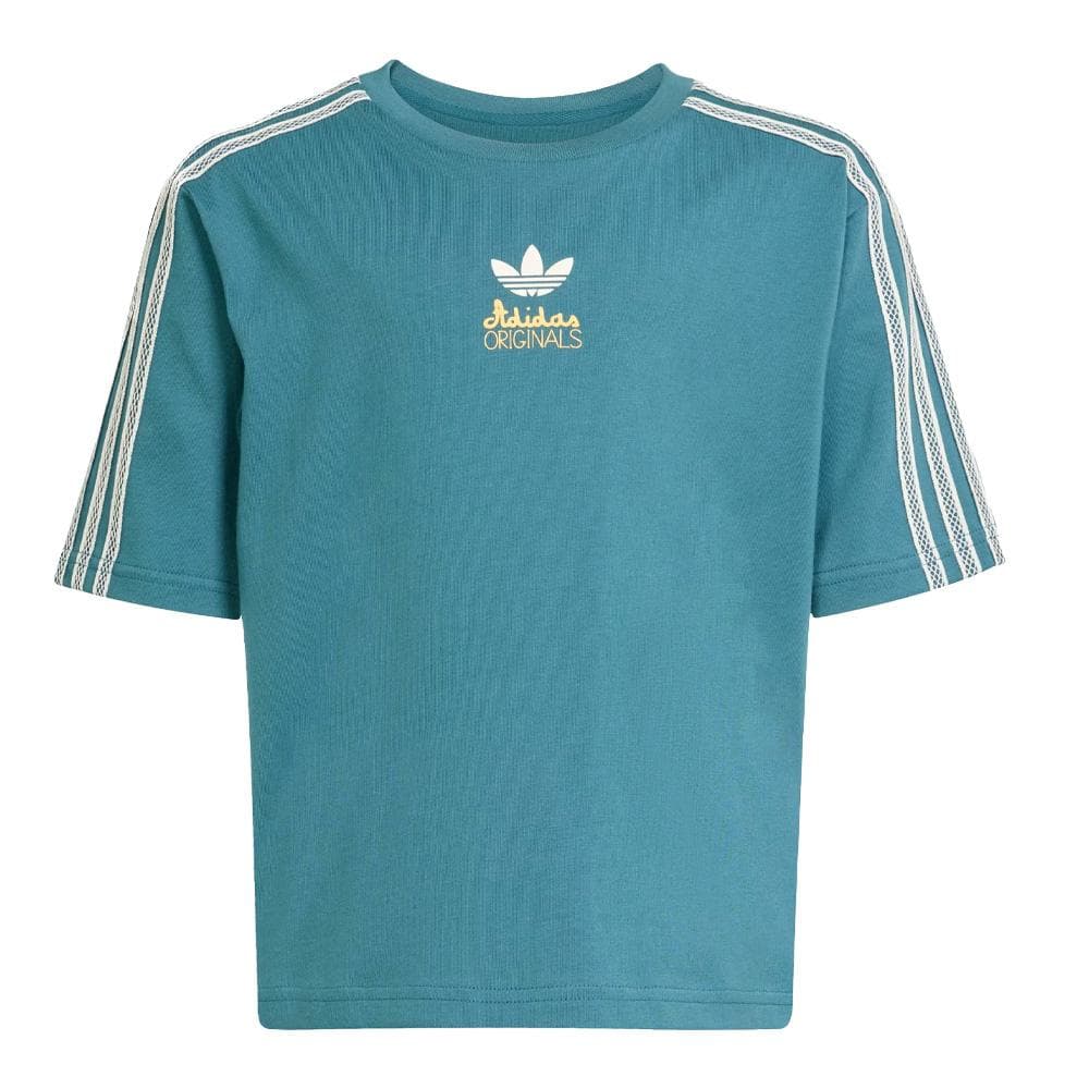 T-Shirt Vert Garçon Adidas Gfx Tee 1