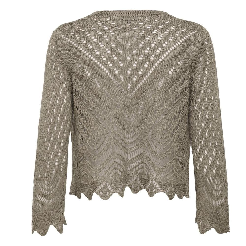 Cardigan Marron Femme JDY Sun 3/4 Cropped 3