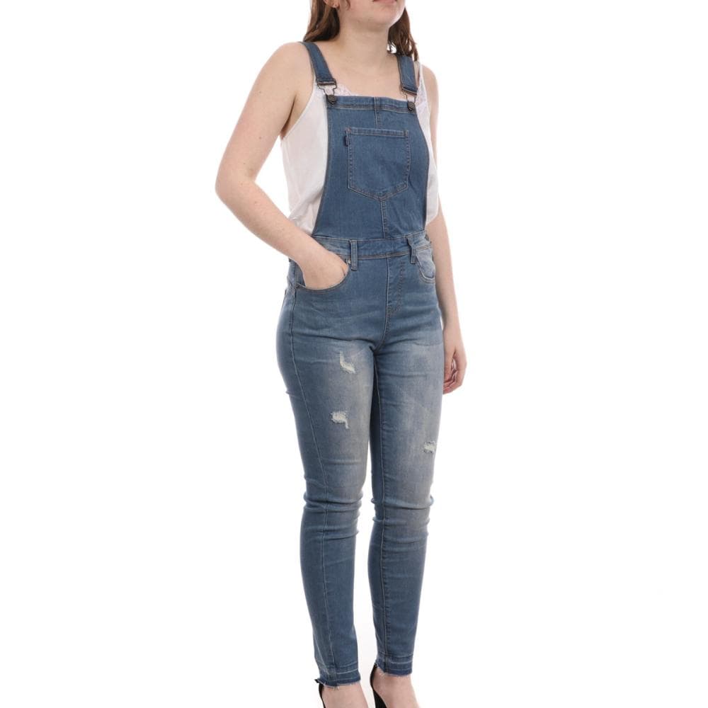 Salopette en Jean Bleu Femme Deeluxe Sevaria 1