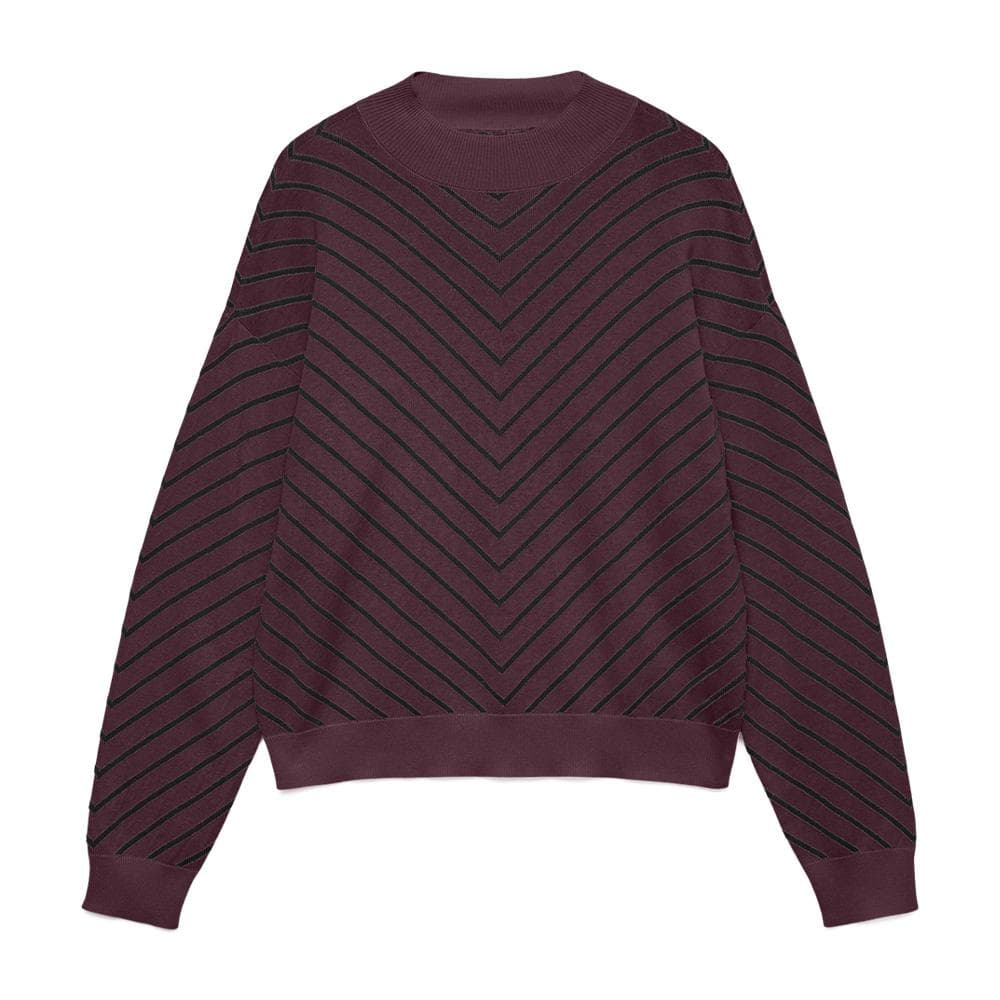 Pull Bordeaux Femme Vero Moda Capricorn 1