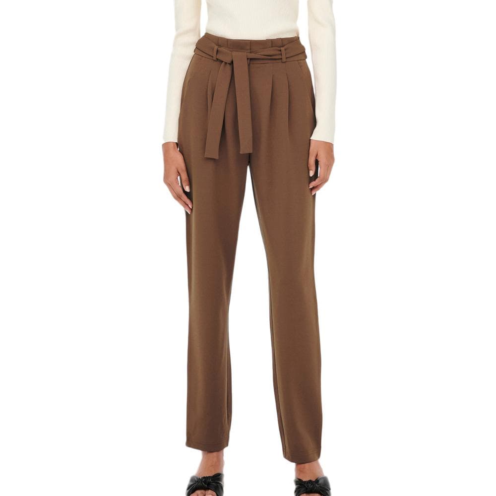 Pantalon Marron Femme JDY Tanja 1