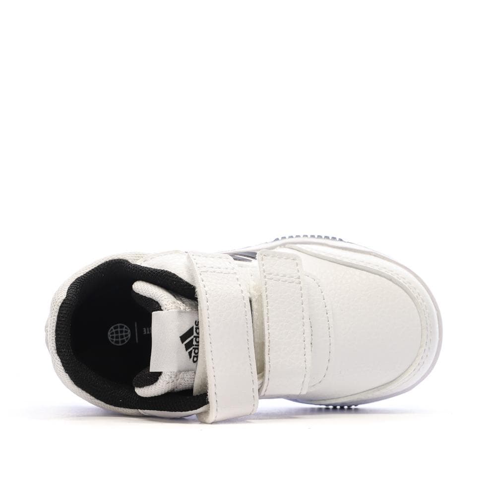 Baskets Blanches/Noir Garçon Adidas Tensaur 4