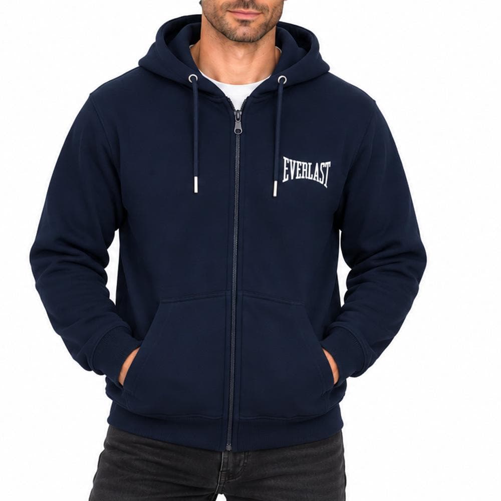 Sweat Zippé Marine Homme Everlast EL011 1