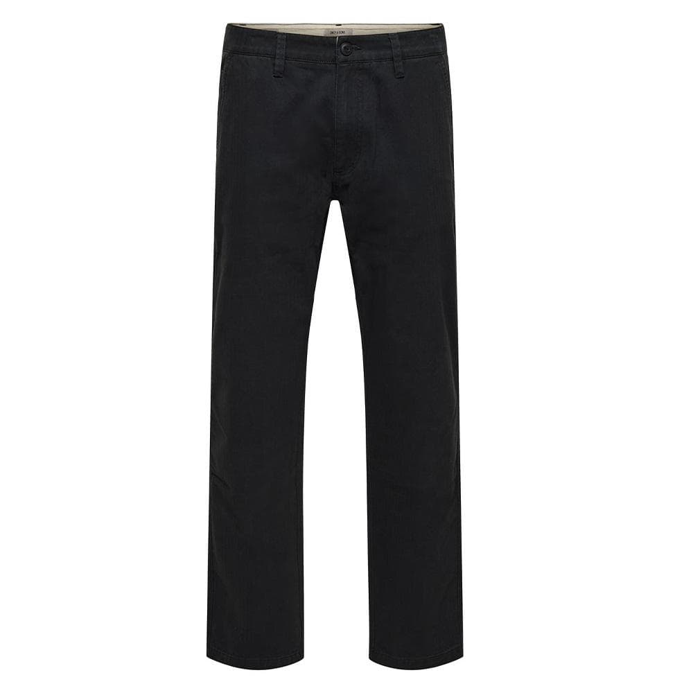 Pantalon Cargo Noir Homme Only & Sons Edge 1