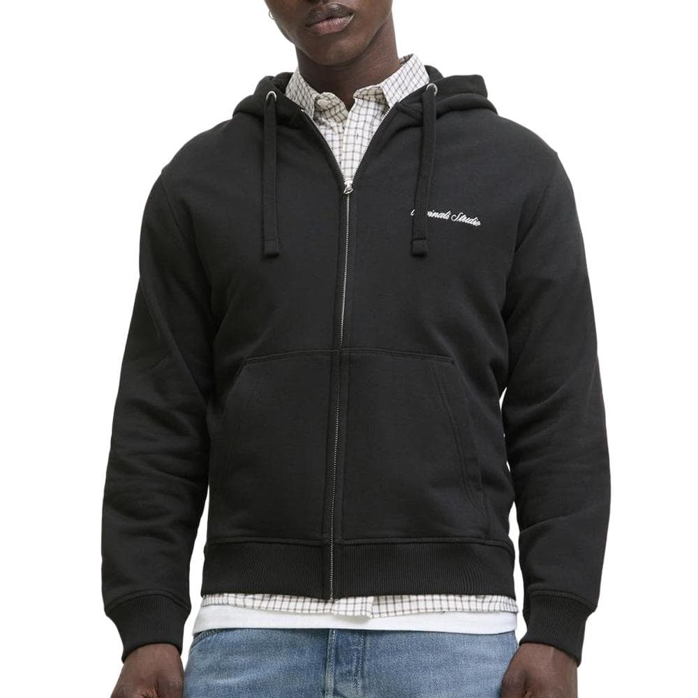 Sweat Zippé Noir Homme Jack & Jones Jornorrebro 1