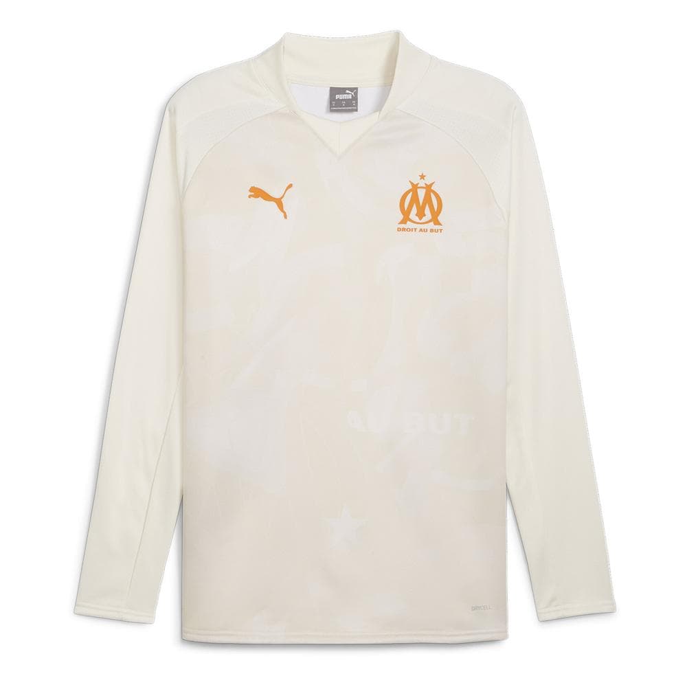 OM Sweat Prématch Beige Homme Puma 23/24 1