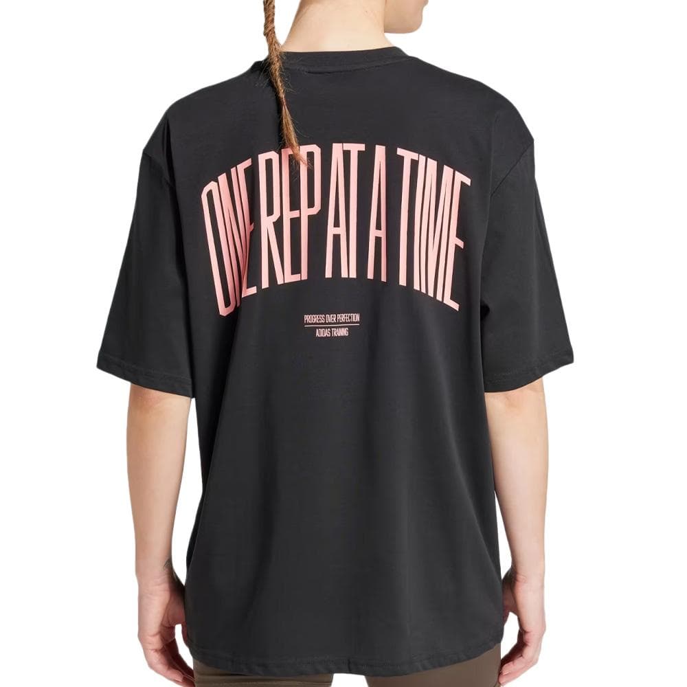 T-Shirt Noir Femme Adidas IW0135 2