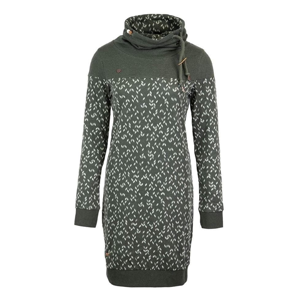 Robe Pull Kaki Femme Ragwear Chloe Dress 1